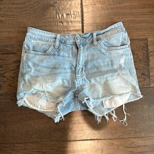 Denim shorts